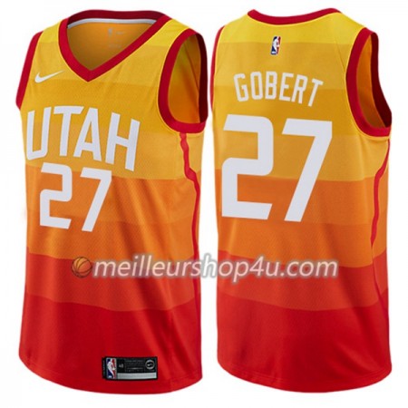 Maillot Basket Homme Utah Jazz Rudy Gobert 27 Nike City Edition Swingman